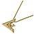 Collana con pendente Louis Vuitton LV Vault One PM D'oro - vista 2