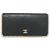 Cartera Bi-fold Matelassé Chanel Negro