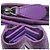 Cartera larga de cuero morado Bottega Veneta Púrpura - vista 10