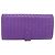 Cartera larga de cuero morado Bottega Veneta Púrpura - vista 2