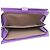 Cartera larga de cuero morado Bottega Veneta Púrpura - vista 7