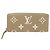 Cartera larga Clemence para mujer Louis Vuitton Crudo Caqui