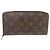 Louis Vuitton Zippy Wallet - Long Bi-Fold Braun