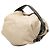 LOEWE Borsa Satchel in pelle di vitello granulata beige con zip e manico - vista 2