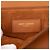 Borsa Messenger Charlotte in agnello marrone di medie dimensioni Saint Laurent Caramello - vista 5