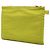 Pochette con zip Hermès Green Toile Bora Bora GM D'oro Verde - vista 2