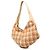 LOEWE Borsa Hobo in Tweed Beige con Motivo Pied-de-Poule - vista 2