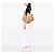 LOEWE Borsa Hobo in Tweed Beige con Motivo Pied-de-Poule - vista 6