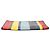 Clutch Bazar a righe in agnello multicolore Balenciaga - vista 3