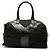Borsa Easy Y Tote in tessuto texturizzato nero e vernice Saint Laurent