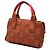Borsa Fendi Brown Zucca Canvas Crossword Marrone - vista 2