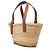 LOEWE Beige Small Raffia Anagram Basket Tote - Ansicht 2