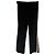 Pantalones de pierna recta con raya lateral Gucci en viscosa negra