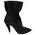 Stivaletti con elastico Étienne di Saint Laurent in scamosciato nero