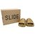 Ciabatte Yeezy Ochre in gomma Camel Giallo Cammello - vista 2