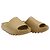 Ciabatte Yeezy Ochre in gomma Camel Giallo Cammello - vista 5