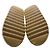 Ciabatte Yeezy Ochre in gomma Camel Giallo Cammello - vista 7