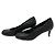 Timeless Chanel Matelasse Coco Mark Leder Pumps Schwarz - Ansicht 2