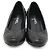 Timeless Chanel Matelasse Coco Mark Leder Pumps Schwarz - Ansicht 4