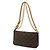 Bolso Louis Vuitton Pochette Accessoires Monogram 2way Castaño - vista 2