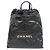 Timeless Chanel 22 Kalbsleder Rucksack Schwarz