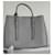 Borsa Tote Prada Saffiano Grigio - vista 8