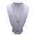 Bulgari Collana Bvlgari B.zero1 Platino e Diamanti Argento