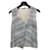 Autre Marque Canessa Strickweste aus Kaschmir Blau Beige  - Ansicht 1