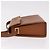 Borsa a tracolla Christian Dior in pelle marrone oro Auth 187986 D'oro - vista 4
