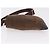 Borsa a tracolla LOEWE Anagram scamosciata marrone argento 188410A - vista 4