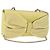 Borsa a Spalla con Catena VALENTINO in Pelle Giallo Oro Auth bs35654V D'oro