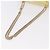 Borsa a Spalla con Catena VALENTINO in Pelle Giallo Oro Auth bs35654V D'oro - vista 7