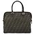 Borsa a mano FENDI Zucca Canvas Nero Marrone Auth mr2526A - vista 2