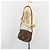 Céline CELINE Macadam Canvas Schultertasche PVC Leder Braun Gold Auth 187736 Golden - Ansicht 24