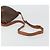 Céline CELINE Macadam Canvas Schultertasche PVC Leder Braun Gold Auth 187736 Golden - Ansicht 7