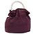 Borsa Christian Dior Maris Pearl Satin Viola Argento Autentica hk3818 Porpora