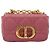 Borsa a tracolla Christian Dior Chain Caro Canage in pelle di agnello Oro Rosa Auth 187297SAM - vista 13