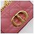Borsa a tracolla Christian Dior Chain Caro Canage in pelle di agnello Oro Rosa Auth 187297SAM - vista 18