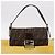 FENDI Zucca Canvas Mamma Baguette Borsa a Spalla Nero Marrone Argento Auth 189252SAM - vista 12