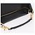 Borsa a mano con catena VERSACE in pelle nera e oro Auth bs35661A Nero D'oro - vista 7