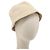 CHANEL Hut Canvas S Beige CC Auth mr2524A
