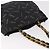 CHANEL Matelasse Chain Tote Bag Lona Recubierta Negro Oro CC Auth bs35682 Dorado - vista 6