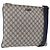 Borsa a tracolla GUCCI GG Supreme PVC Blu Navy Argento 201446 Auth ka4941