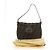 FENDI Zucca Canvas Mamma Baguette Borsa a Spalla Nero Marrone Auth 186463V - vista 12