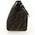 FENDI Zucca Canvas Mamma Baguette Borsa a Spalla Nero Marrone Auth 186463V - vista 3
