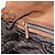 PRADA Handtasche Wildleder Braun Silber Auth 188213SAV - Ansicht 24