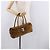 PRADA Handtasche Wildleder Braun Silber Auth 188213SAV - Ansicht 26