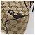 Borsa GUCCI GG Canvas Horsebit Sherry Line Beige Oro 129500 Auth yk20593SAV D'oro - vista 16