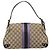 Borsa GUCCI GG Canvas Horsebit Sherry Line Beige Oro 129500 Auth yk20593SAV D'oro - vista 2