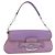 Autre Marque Borsa a tracolla TOD'S in pelle scamosciata viola e argento Auth am11976V Porpora
